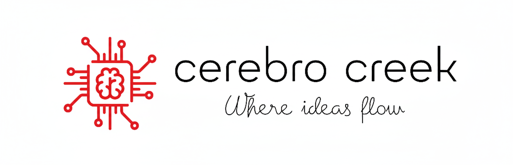 Cerebro Creek Logo - Where ideas flow